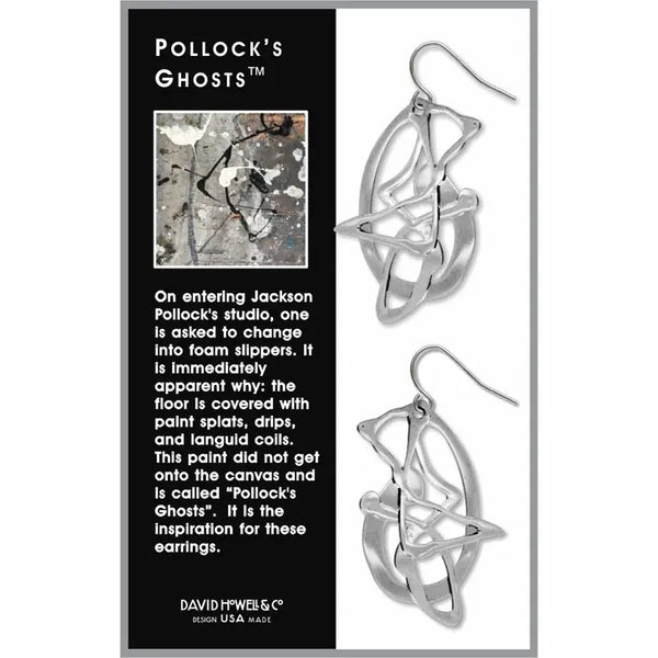 Pollock's Ghosts Earrings