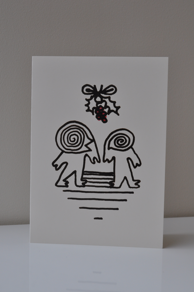 Spiro Man boxed Seasonal Card Set of 12 Asheville Art Museum Exclusive