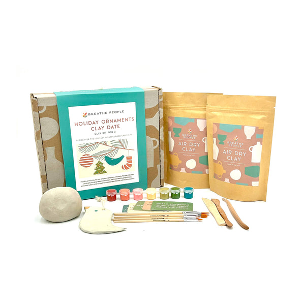 Deluxe Holiday Ornament Clay Date Kit