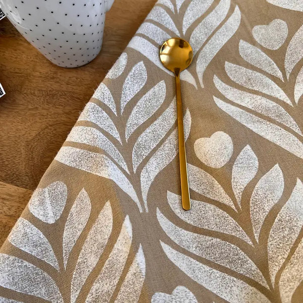 Hand-Printed Cotton Tea Towels