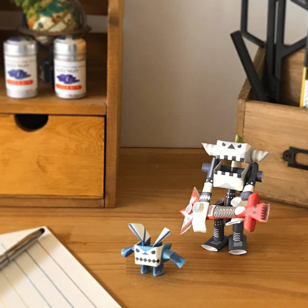 PIPEROID Guyzer & Bean paper craft- Rock Star & His Only Fan