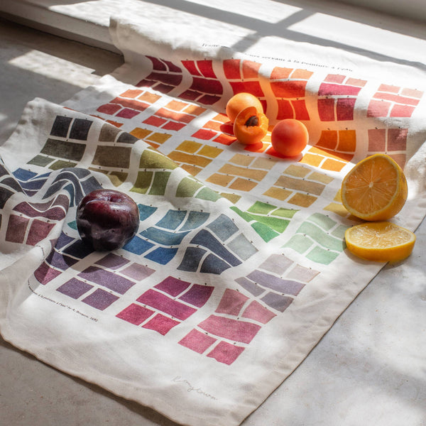 Cotton Tea Towel - Watercolor Swatches