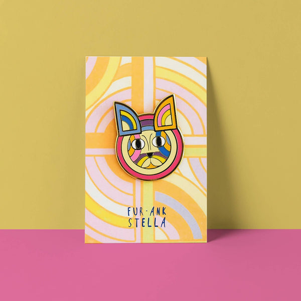 Fur-ank Stella Cat Artist Pin 