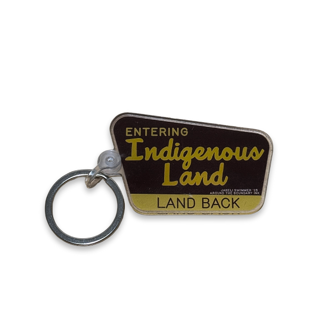 Indigenous Land Keychain by Jakeli Swimmer