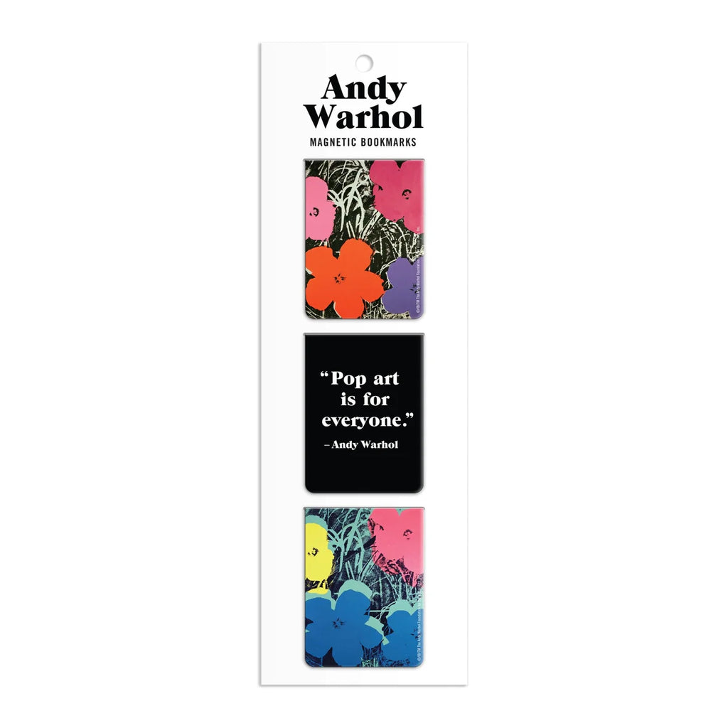 Andy Warhol Magnetic Bookmark Set