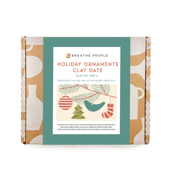 Deluxe Holiday Ornament Clay Date Kit