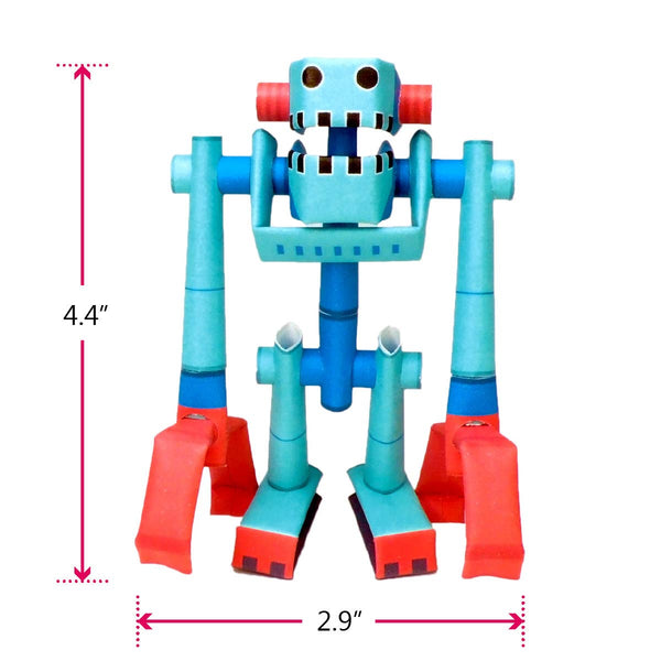 PIPEROID Muscle Joe paper craft robot kit from Japan