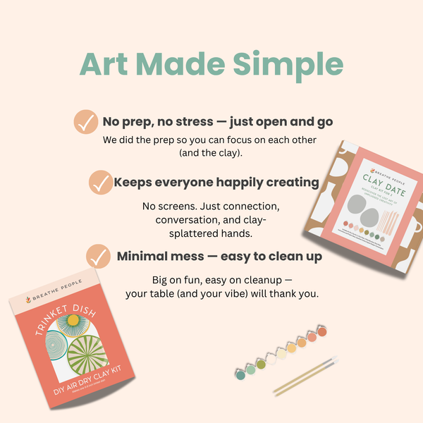 DIY Air Dry Clay Kit- Make Your Own Wind Chimes