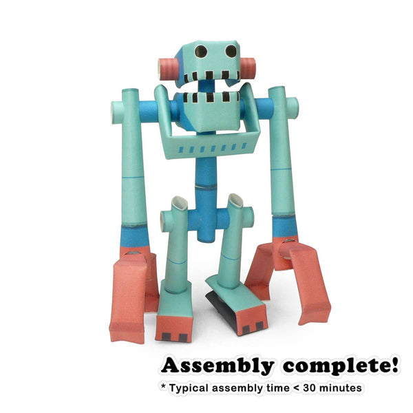 PIPEROID Muscle Joe paper craft robot kit from Japan