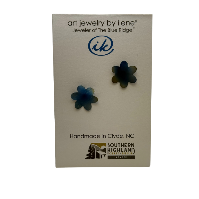 Flower - Titanium Post Earring