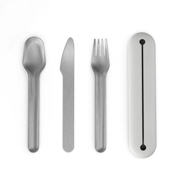 Go Stainless Steel Cutlery Trio with Silicone Case