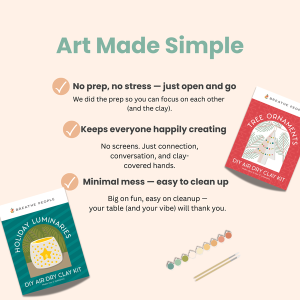 DIY Air-Dry Clay Luminaries – Christmas 2025 Collection