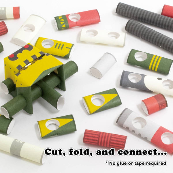 PIPEROID Penk & Goriborg paper craft - Professor & His Robot