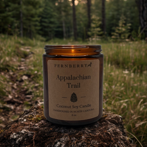 Appalachian Trail- 8oz Coconut Soy Wood Wick Candle