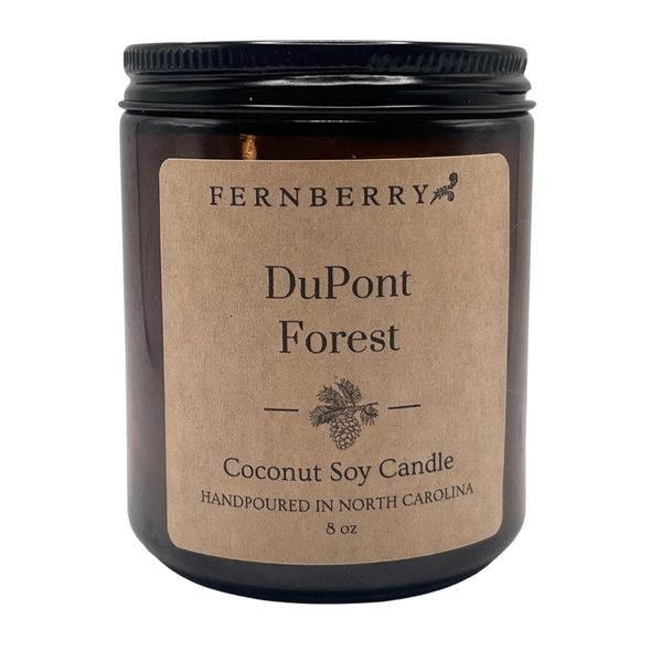 DuPont Forest- 8oz Coconut Soy Wood Wick Candle