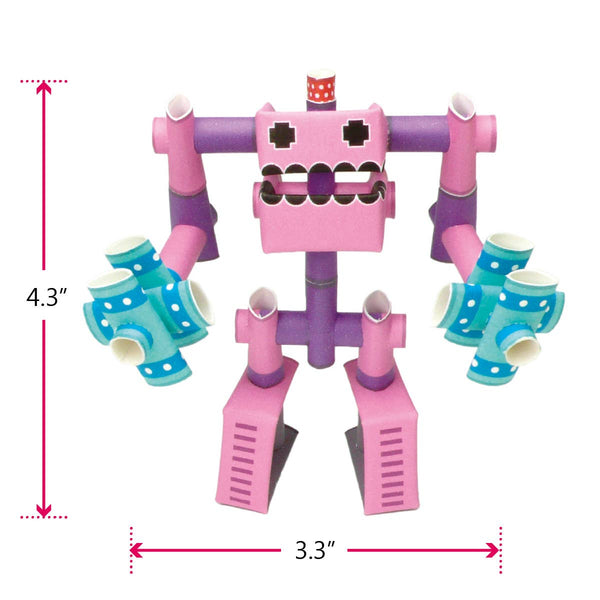 PIPEROID Hammer Rose paper craft robot kit from Japan