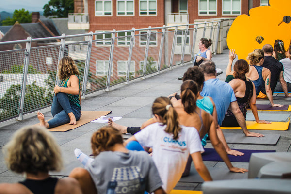 Yoga on the Sculpture Terrace: Creative Flow Series with West Asheville Yoga