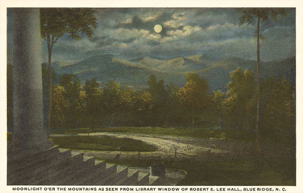 Greeting Card, Moon Over Robert E. Lee Hall