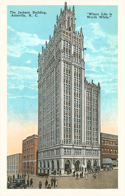 Art Print, Jackson Building, Asheville