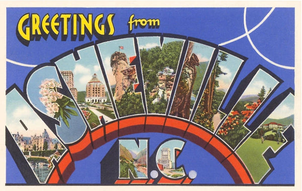 Postcard Magnets, Asheville