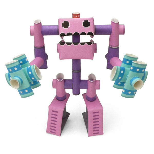 PIPEROID Hammer Rose paper craft robot kit from Japan
