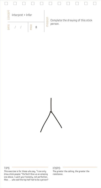 Draw the Line: A 100-Day Journal to Build Your Confidence