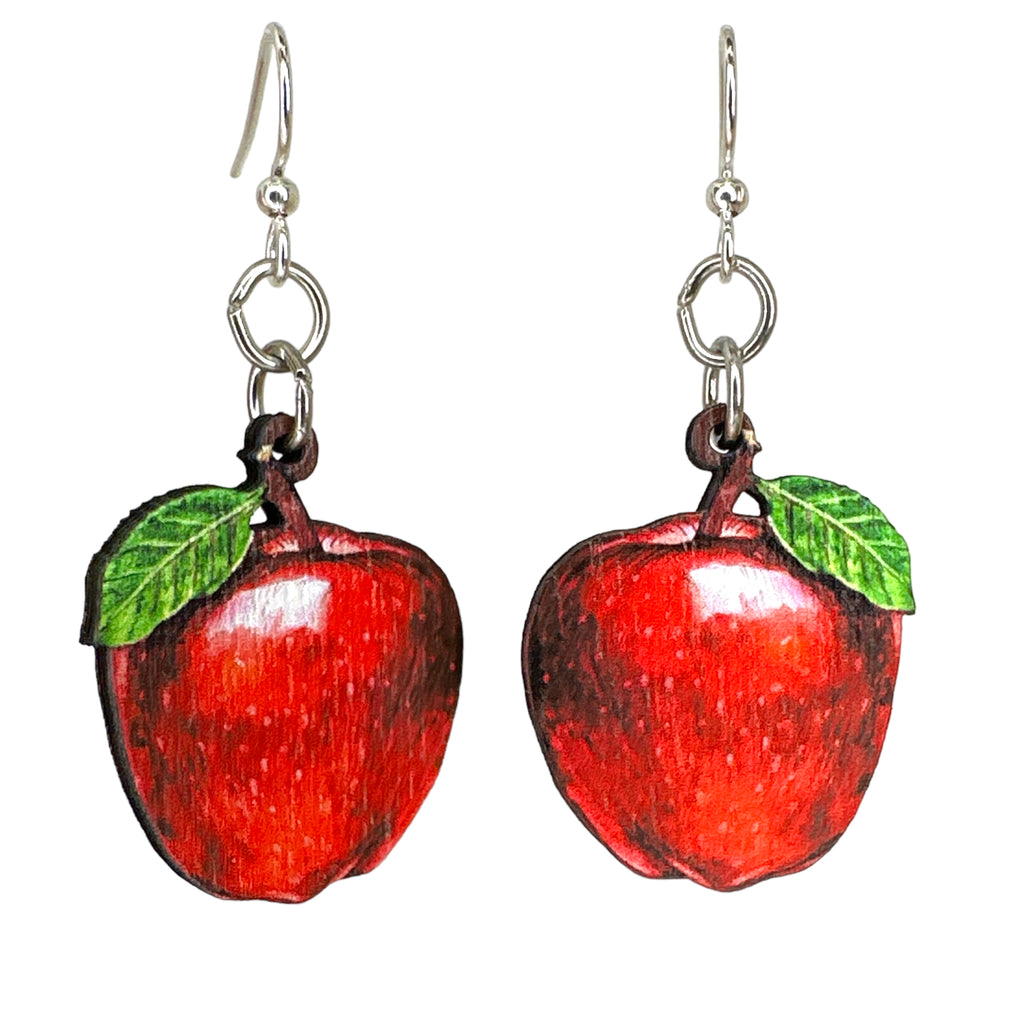 Apple Wood Earrings