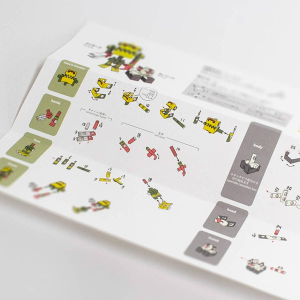 PIPEROID Penk & Goriborg paper craft - Professor & His Robot