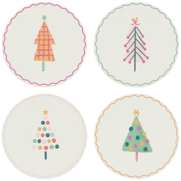 Glitzmas Soak Up Christmas Coasters Set of 4