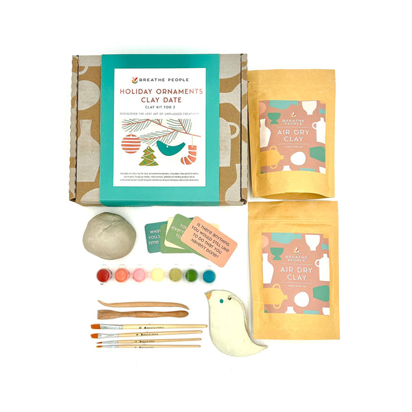 Deluxe Holiday Ornament Clay Date Kit