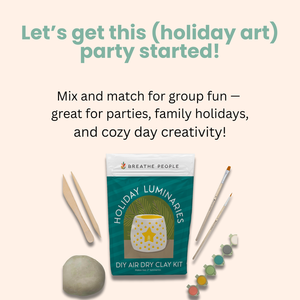 DIY Air-Dry Clay Luminaries – Christmas 2025 Collection