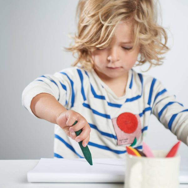 Beeswax Crayons by Elseware - Extra Large - 8 Natural & Non-Toxic Colors