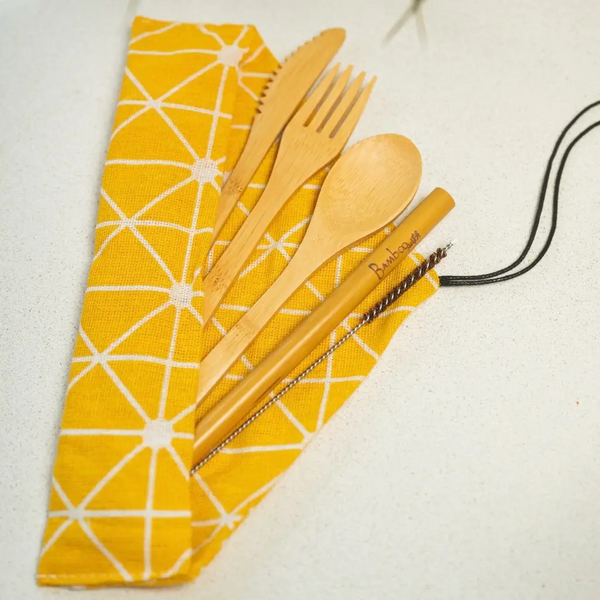 Wooden Travel Utensil Set