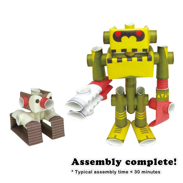 PIPEROID Penk & Goriborg paper craft - Professor & His Robot