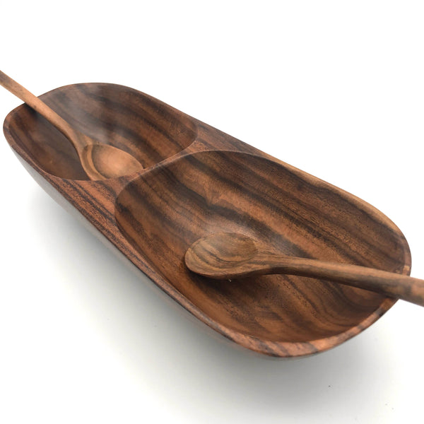 Tropical Hardwood Salsa Dish Small