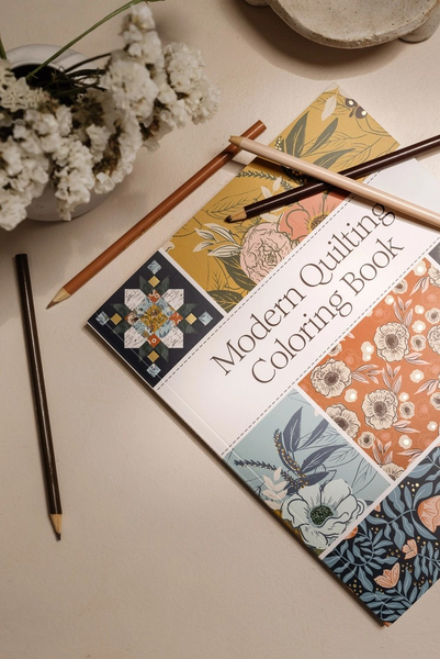 Modern Quilting Coloring Book