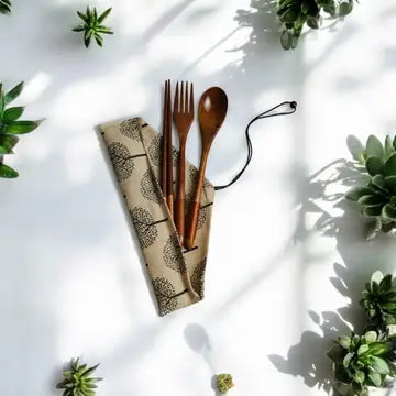 Wooden Travel Utensil Set
