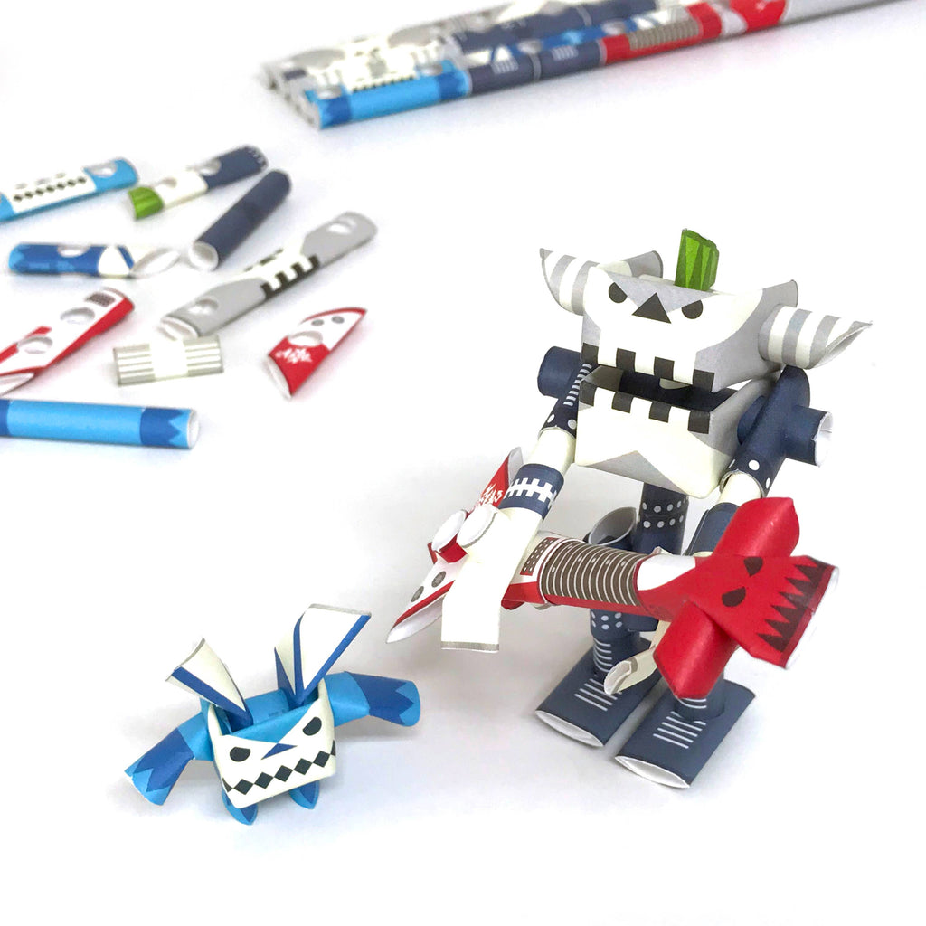 PIPEROID Guyzer & Bean paper craft- Rock Star & His Only Fan