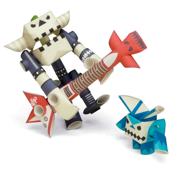 PIPEROID Guyzer & Bean paper craft- Rock Star & His Only Fan