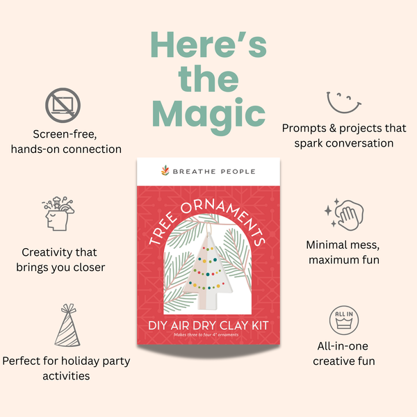 Deluxe Holiday Ornament Clay Date Kit