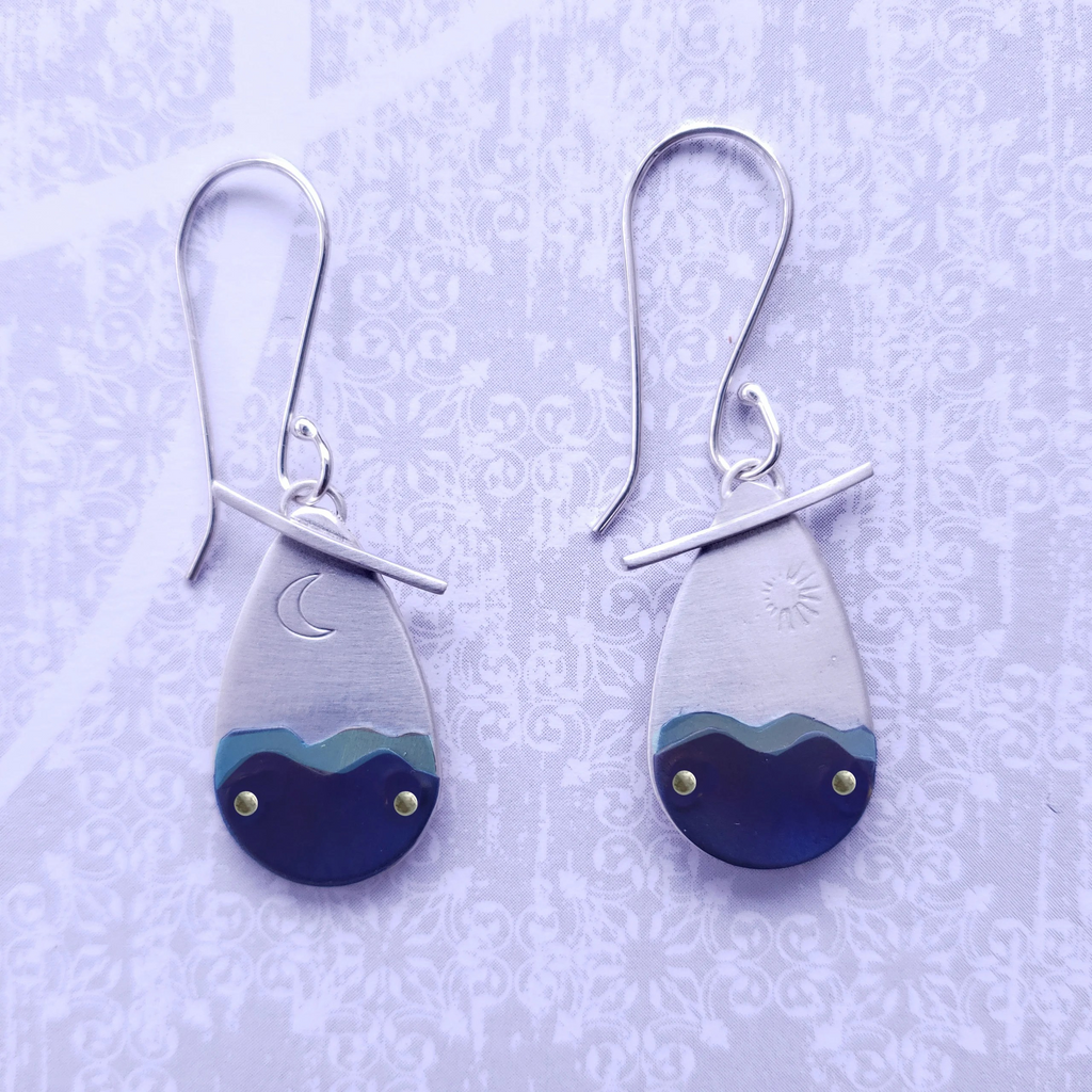Summer Day in the Blue Ridge Mountains Earrings