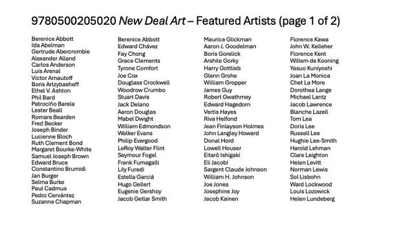 New Deal Art