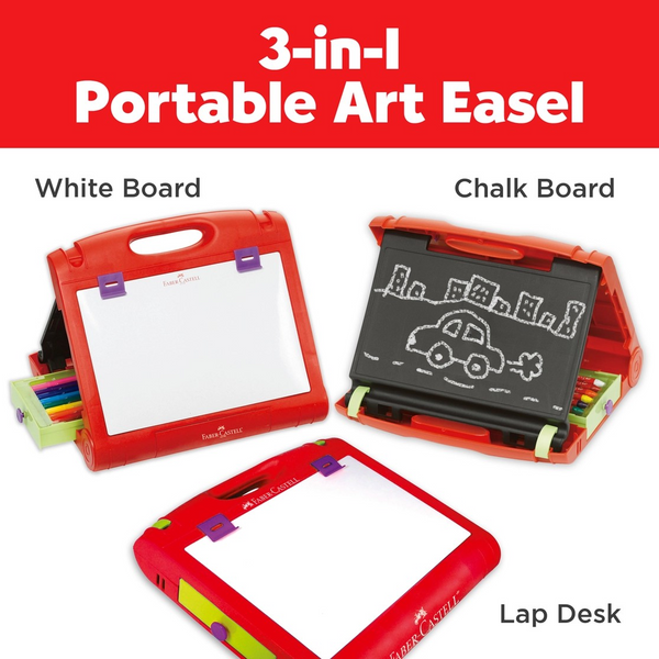 Do Art Travel Easel with 37 Pieces of Art Supplies For Kids