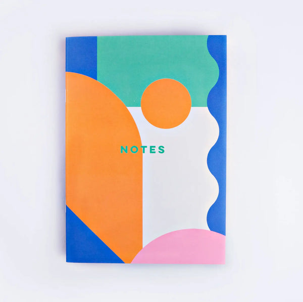 Wave Lined Notebook