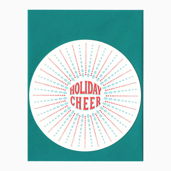 Holiday Cheer Letterpress Card Set