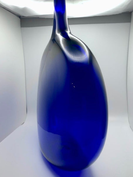 Geci Dark Blue Disc Vase