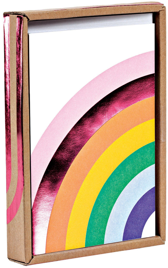 Over The Rainbow Luxe Foil Notecards
