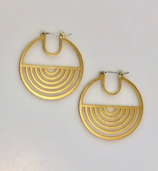Half Arch Hoops By Sirens Holler
