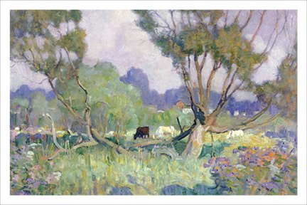 N.C. Wyeth: Untitled Landscape Postcard