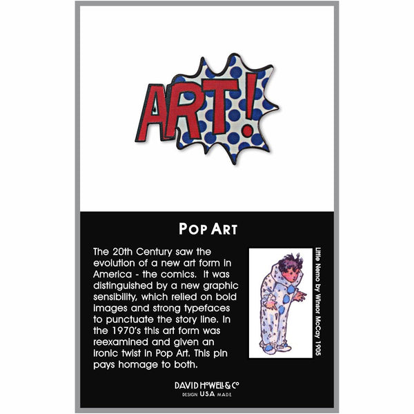 Pop Art Pin